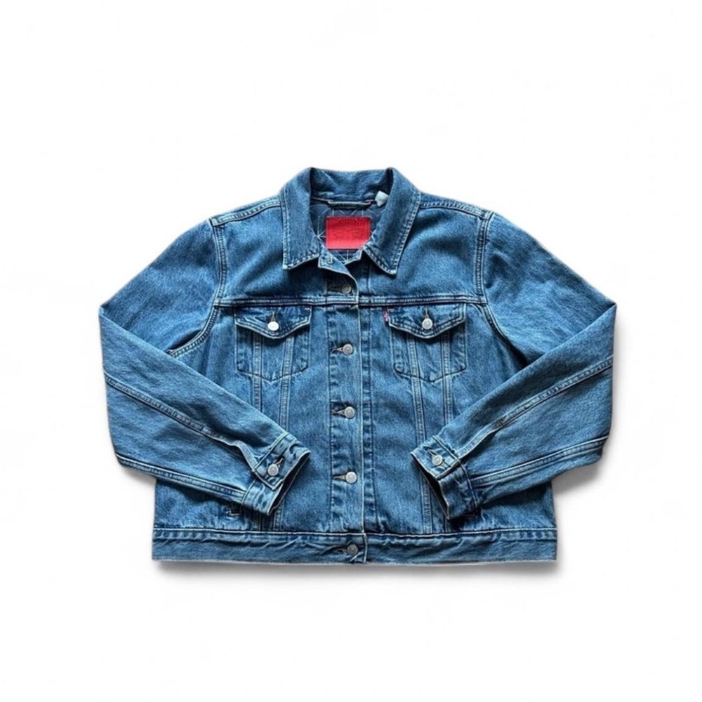 💜Levi’s x Target Men’s Light Blue Trucker Denim Jacket